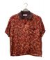 TOGA VIRILIS（トーガ ビリリース）の古着「インナープリントショートスリーブシャツ」｜レッド