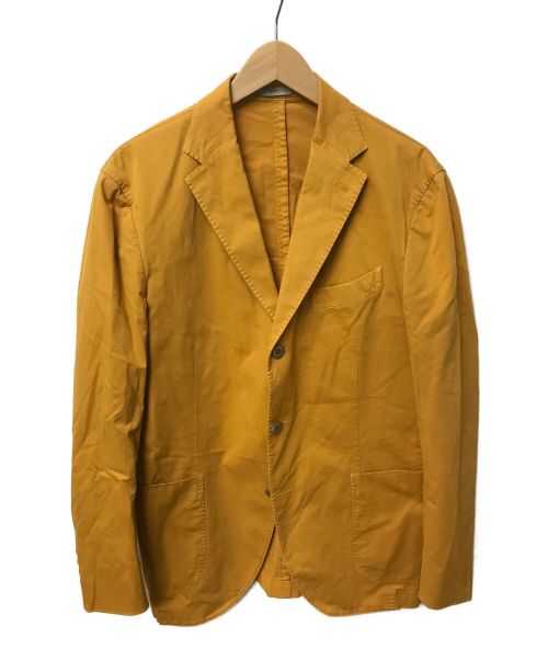 BOGLIOLI（ボリオリ）BOGLIOLI (ボリオリ) 3Bコットンキュプラテーラードジャケット マスタード サイズ:50の古着・服飾アイテム