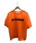 JIL SANDER（ジルサンダー）の古着「シアーロゴTシャツ」｜オレンジ