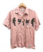WACKO MARIAワコマリア）の古着「総柄アロハシャツ」｜ピンク