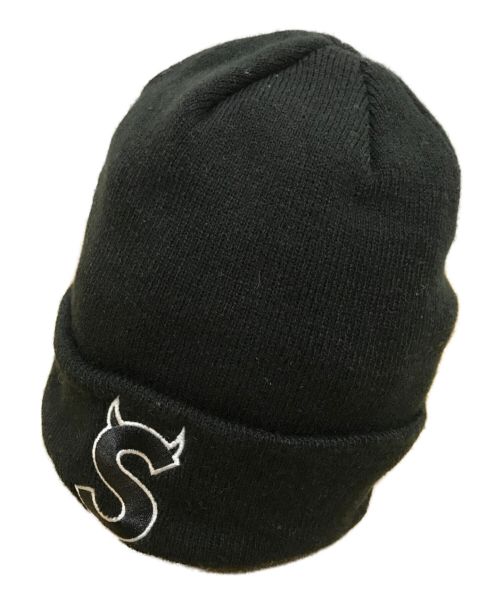 SUPREME（シュプリーム）SUPREME (シュプリーム) NEWERA (ニューエラ) ニット帽 ブラックの古着・服飾アイテム
