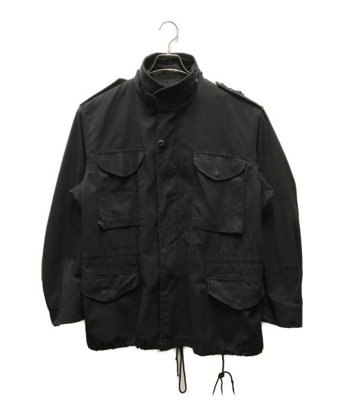 US ARMY（ユーエス アーミー）US ARMY (ユーエス アーミー) M-65フィールドジャケット ブラック サイズ:M-Rの古着・服飾アイテム