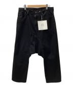 FUMITO GANRYUフミトガンリュウ）の古着「5 pockets sarrouel pants」｜ブラック