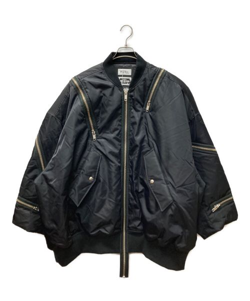 KIDILL（キディル）KIDILL (キディル) Jamie Reid MA-1 Jacket ブラック サイズ:FREEの古着・服飾アイテム