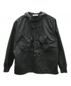 STONE ISLANDストーンアイランド）の古着「logo-patch hooded jacket」｜ブラック