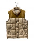 MOUNTAIN RESEARCHマウンテンリサーチ）の古着「VEST WITH CONCHO BUTTONS」｜ベージュ