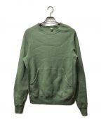 ENDS and MEANSエンズアンド ミーンズ）の古着「Crew Neck Sweat Shirts」｜グリーン