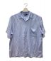 POLO RALPH LAUREN（ポロ・ラルフローレン）の古着「半袖シルクリネンオープンカラーシャツ」｜ブルー