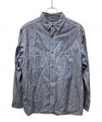 NIGEL CABOURNナイジェルケーボン）の古着「MEDICAL SHIRT/メディカルシャツ/長袖ワークシャツ」｜ブルー