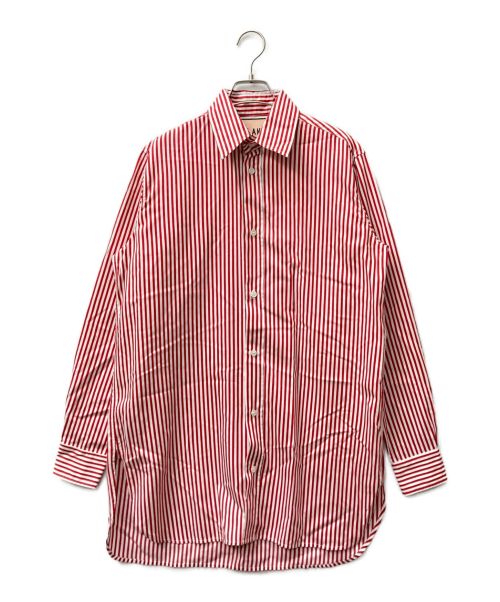 PLAN C（プランシー）PLAN C (プランシー) ボタンダウンシャツ レッド サイズ:36の古着・服飾アイテム