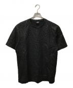 FENDIフェンディ）の古着「モノグラムTシャツ」｜ブラック