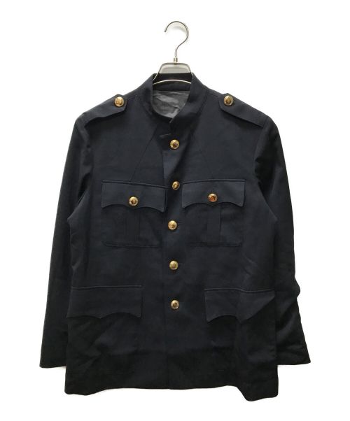 LITTLEBIG（リトルビッグ）LITTLEBIG (リトルビッグ) Stand Collar Safari Jacket ネイビー サイズ:1の古着・服飾アイテム
