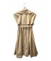 HER LIP TO (ハーリップトゥ) Sleeveless Twill Trench Dress ベージュ サイズ:S：17000円