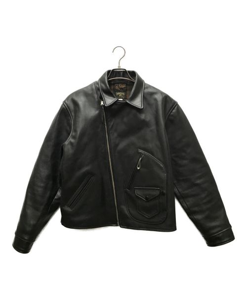 ATLAST & CO（アットラスト）ATLAST & CO (アットラスト) ホースハイドレザージャケット ブラック サイズ:Sの古着・服飾アイテム