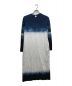 Mame Kurogouchi（マメクロゴウチ）の古着「Shibori Tie-Dyed Cotton Jersey Dress」｜ホワイト×ブルー