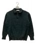 COMME des GARCONS HOMME（コムデギャルソン オム）の古着「パッチワークニットポロシャツ」｜ブラック