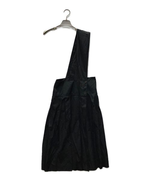 tricot COMME des GARCONS（トリココムデギャルソン）tricot COMME des GARCONS (トリココムデギャルソン) ワンショルダーサロペット ブラック サイズ:Mの古着・服飾アイテム