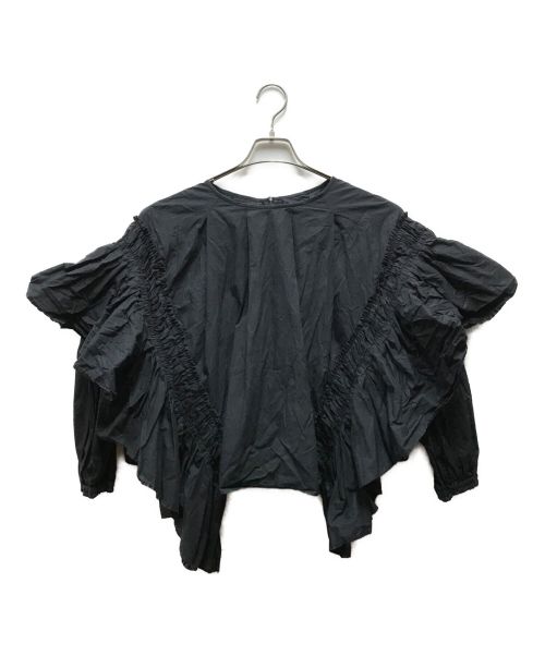 Chika Kisada（チカ キサダ）Chika Kisada (チカ キサダ) フリルブラウス ブラック サイズ:1の古着・服飾アイテム