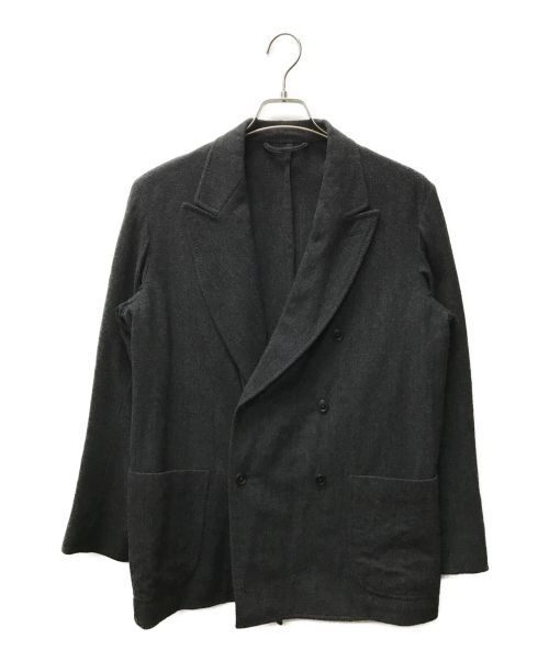 COMOLI（コモリ）COMOLI (コモリ) 強縮ウールダブルジャケット ブラック サイズ:1の古着・服飾アイテム
