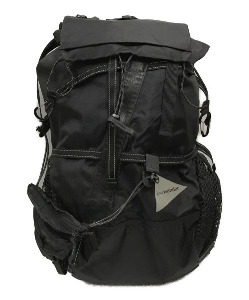 and wander（アンドワンダー）and wander (アンドワンダー) X-Pac30L backpack ブラックの古着・服飾アイテム