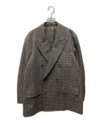 SCYEサイ）の古着「Shetland Wool Tweed D・B Short Coat」｜ブラウン