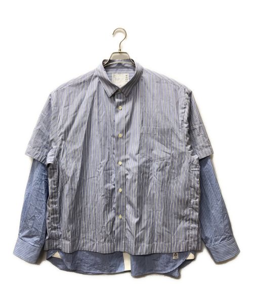 sacai（サカイ）sacai (サカイ) THOMAS MASON (トーマスメイソン) Cotton Poplin L/S Shirt スカイブルー サイズ:4の古着・服飾アイテム