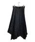 KANAKO SAKAI（カナコ サカイ）の古着「ジャガードプリーツスカート」｜ブラック