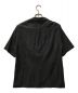 COMOLI (コモリ) ウールシルク半袖オープンカラーシャツ ブラック サイズ:2：25800円