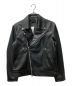 LAST NEST（ラストネスト）の古着「Leather Rose Riders Jacket」｜ブラック