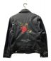 LAST NEST (ラストネスト) Leather Rose Riders Jacket ブラック サイズ:L：20000円