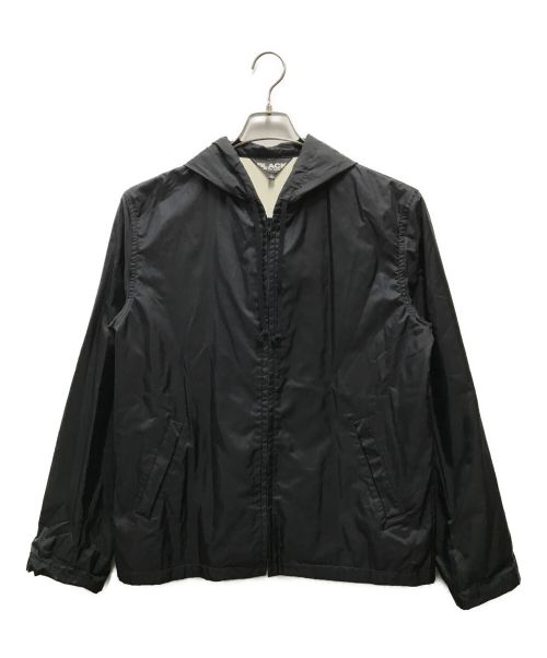 BLACK COMME des GARCONS（ブラック コムデギャルソン）BLACK COMME des GARCONS (ブラック コムデギャルソン) CDGフードナイロンジャケット ブラック サイズ:XLの古着・服飾アイテム