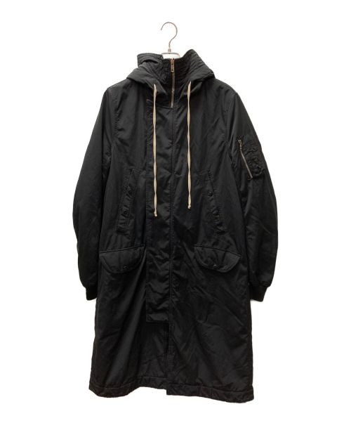 DRKSHDW（ダークシャドウ）DRKSHDW (ダークシャドウ) モッズコート ブラック サイズ:Mの古着・服飾アイテム