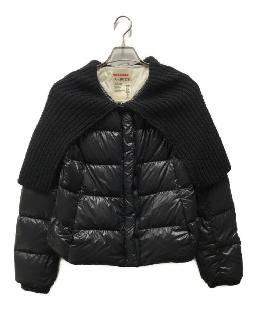 PRADA（プラダ）PRADA (プラダ) ダウンジャケット ブラック サイズ:44の古着・服飾アイテム