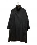 BISHOOLビシュール）の古着「Angora Wool Double Long Coat」｜ブラック