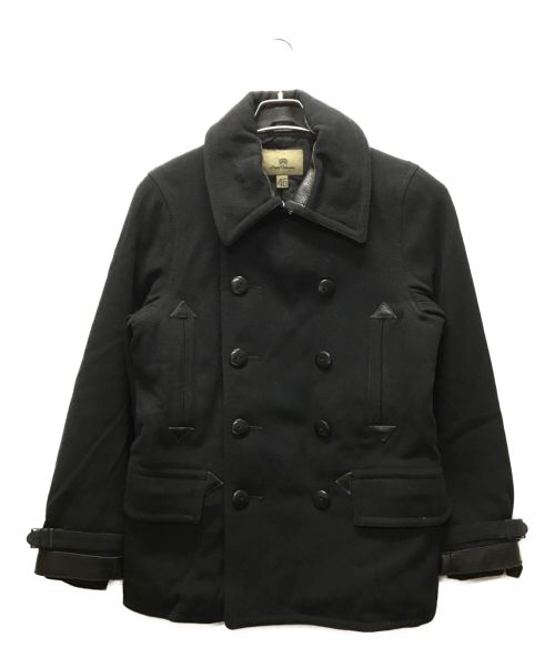 NIGEL CABOURN（ナイジェルケーボン）NIGEL CABOURN (ナイジェルケーボン) ウールPコート ブラック サイズ:46の古着・服飾アイテム