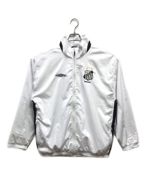 UMBRO（アンブロ）UMBRO (アンブロ) ナイロンジャケット ホワイト サイズ:Lの古着・服飾アイテム
