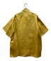 NINA RICCI (ニナリッチ) 半袖シルクデザインシャツ イエロー サイズ:M：27000円