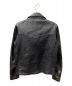 ADDICT CLOTHES (アディクト クローズ) 裏チェックレザージャケット ブラック サイズ:36：75000円