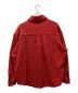 UNUSED (アンユーズド) Alpaca Tweed Shirts レッド サイズ:2：14000円