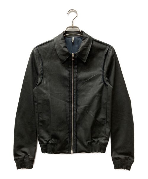 DIOR HOMME（ディオール オム）DIOR HOMME (ディオール オム) コーティングジップジャケット ブラック サイズ:44の古着・服飾アイテム