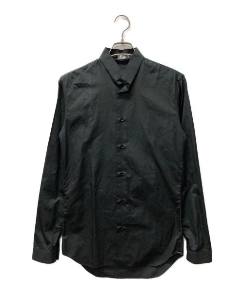 DIOR HOMME（ディオール オム）DIOR HOMME (ディオール オム) コットンロングスリーブシャツ ブラック サイズ:37の古着・服飾アイテム