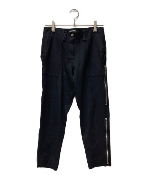 UNDERCOVER（アンダーカバー）UNDERCOVER (アンダーカバー) サイドジップボンテージパンツ ネイビー サイズ:2の古着・服飾アイテム