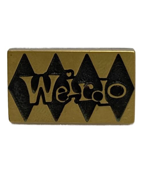 WEIRDO（ウィアード）WEIRDO (ウィアード) ロゴスタンプリング ゴールド×シルバー サイズ:下記参照の古着・服飾アイテム