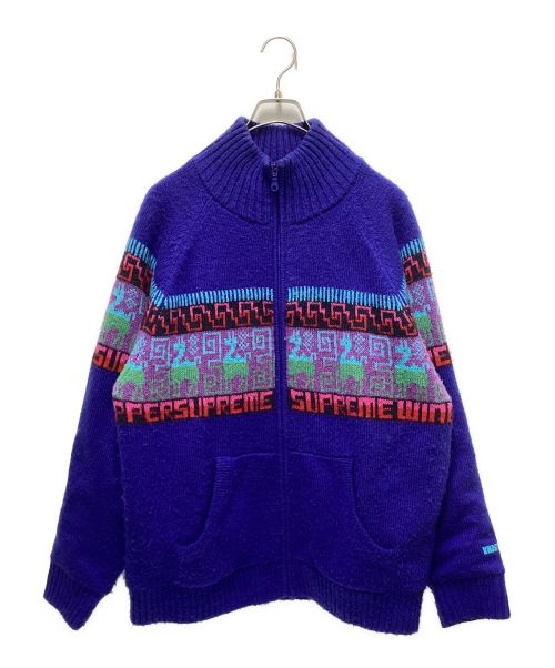 SUPREME（シュプリーム）SUPREME (シュプリーム) chullo windstopper zipup sweater ブルー サイズ:Lの古着・服飾アイテム