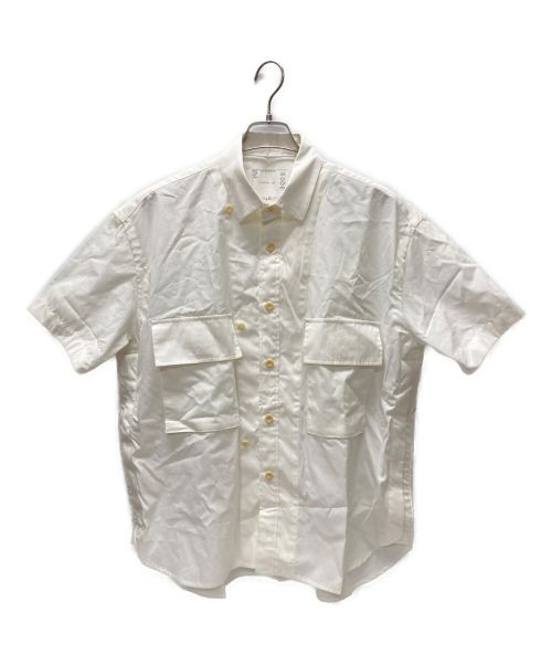 sacai（サカイ）sacai (サカイ) Cotton Poplin Shirt ホワイト サイズ:1の古着・服飾アイテム