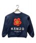 KENZO（ケンゾー）の古着「フラワープリントスウェット」｜ネイビー