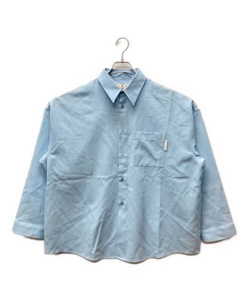 MARNI（マルニ）MARNI (マルニ) ウールトロピカルシャツ スカイブルー サイズ:48の古着・服飾アイテム
