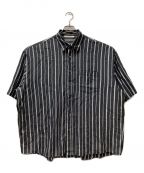 Acne studiosアクネ ストゥディオス）の古着「Stripe Shirt」｜ブラック×ホワイト