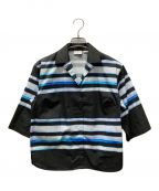 DRIES VAN NOTENドリスヴァンノッテン）の古着「striped shirt」｜ブラック