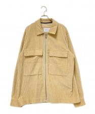 Calvin Klein Jeans (カルバンクラインジーンズ) コーデュロイジャケット ベージュ サイズ:L